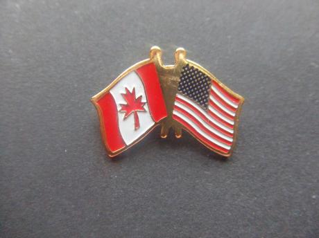 Vlag Canada- Amerika